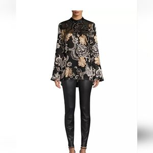 Lafayette 148 Nicolette Paisely Blouse